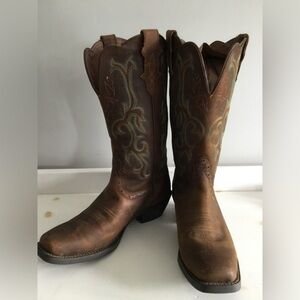Brown Western Leather Boots